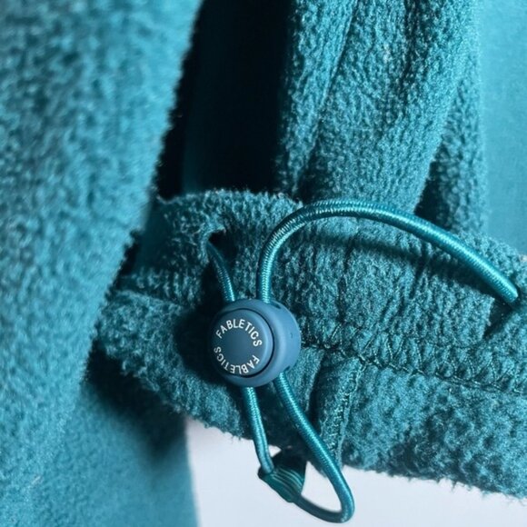 Fabletics XS Crop Sweaters Sweatshirts Cozy Winter Green Pocket Oversized Lounge - Picture 10 of 15